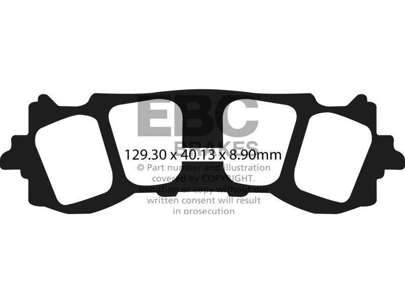 Placute de frana EBC FA717V