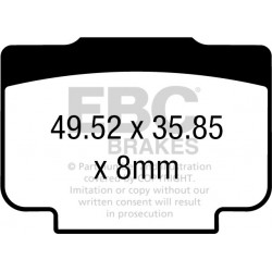 Placute de frana EBC FA730HH Placute de frana EBC FA730HH