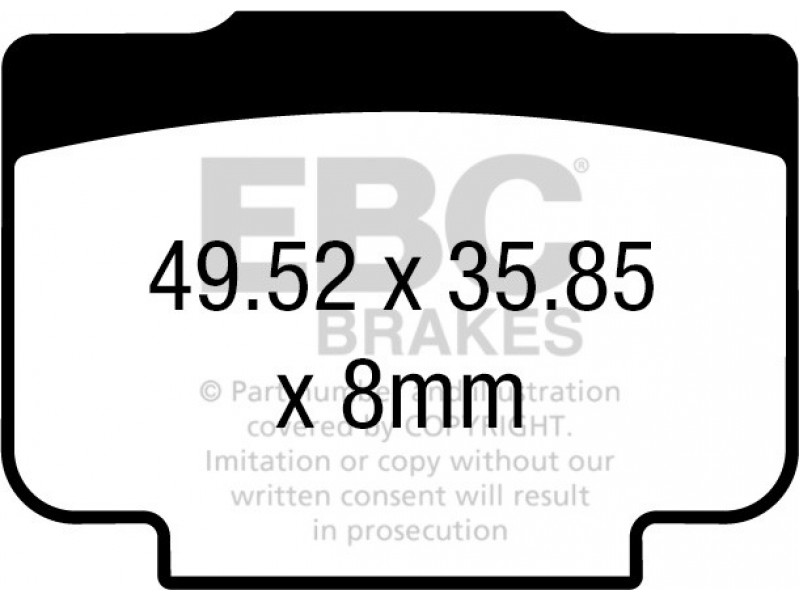 Placute de frana EBC FA730HH Placute de frana EBC FA730HH