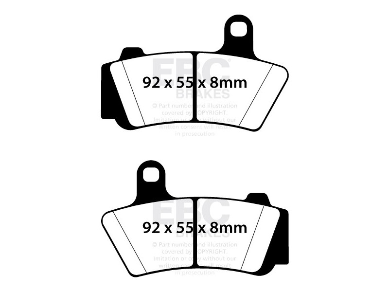 Placute de frana EBC FA748HH Placute de frana EBC FA748HH