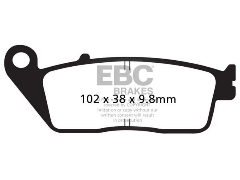 Placute de frana EBC EPFA196HH