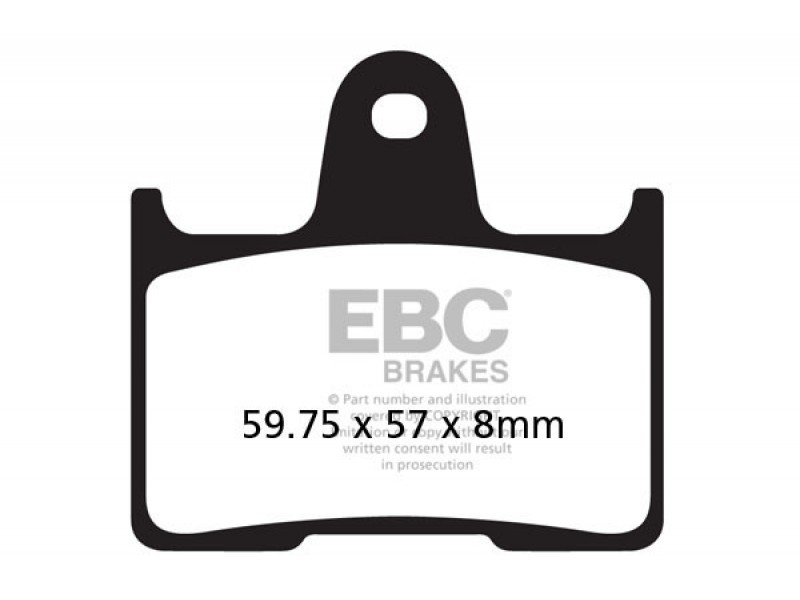 Placute de frana EBC EPFA254HH