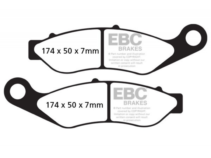 Placute de frana EBC EPFA638HH