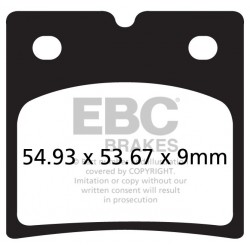 Placute de frana EBC EPFA696HH Placute de frana EBC EPFA696HH