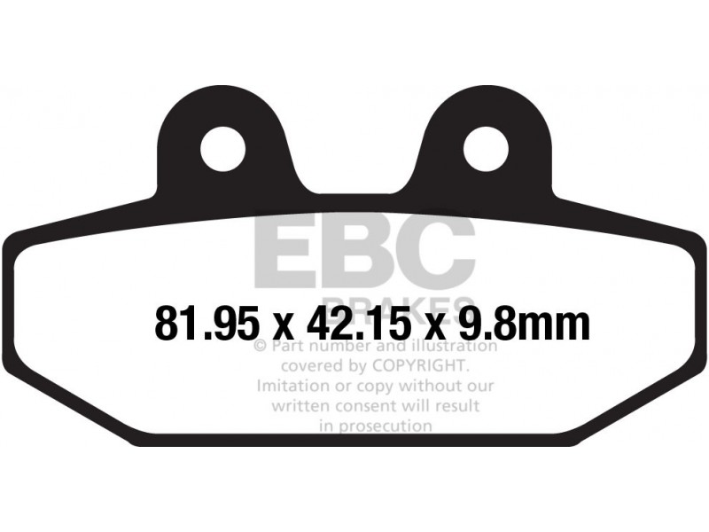 Placute de frana EBC EPFA710HH