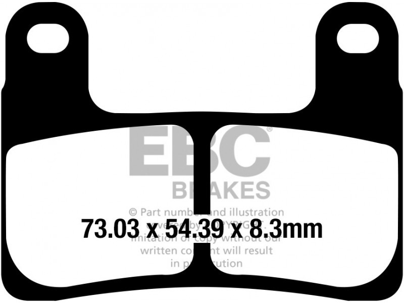 Placute de frana EBC EPFA724HH