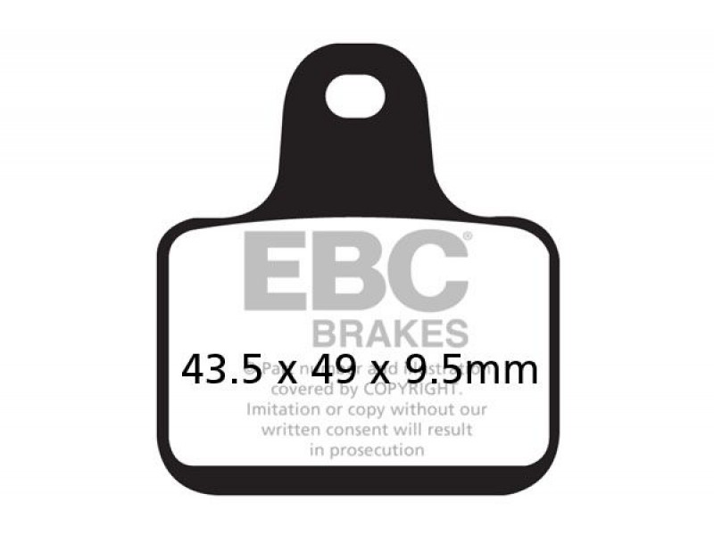 Placute de frana EBC GPFAX435/4HH
