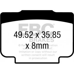 Placute de frana EBC GPFAX730HH Placute de frana EBC GPFAX730HH
