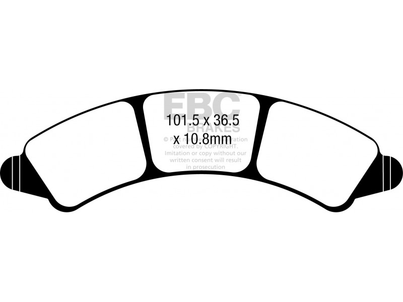 Placute de frana EBC FA728R Placute de frana EBC FA728R