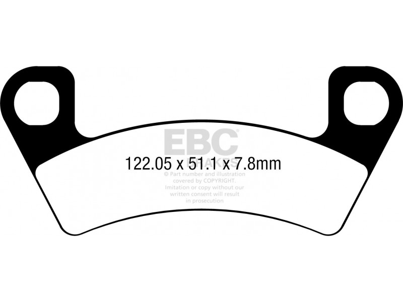 Placute de frana EBC FA741TT