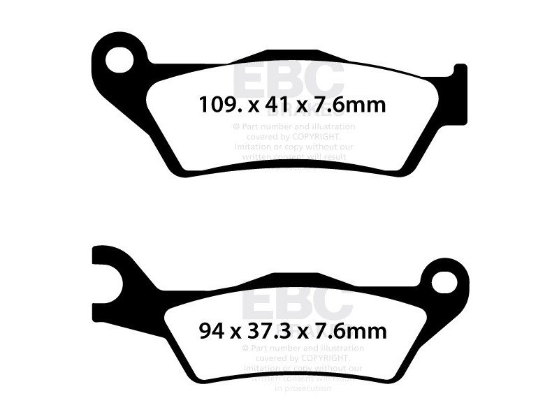Placute de frana EBC SFA732 Placute de frana EBC SFA732