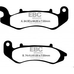 Placute de frana EBC FA707 Placute de frana EBC FA707