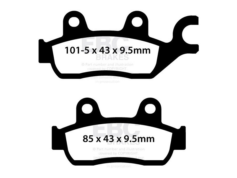 Placute de frana EBC FA744