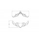 Front spoiler PUIG NAKED 20626J matt black