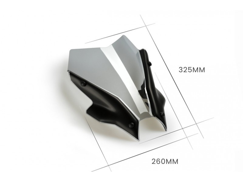 Windshield PUIG NEW. GEN SPORT 20644N Negru