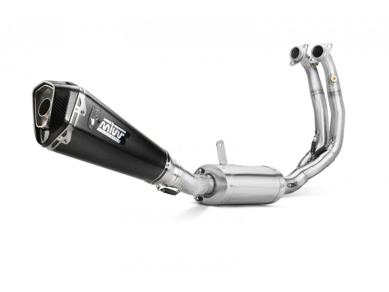 Sistem de evacuare complet 1x1 MIVV DELTA RACE A.013.LDRC Carbon