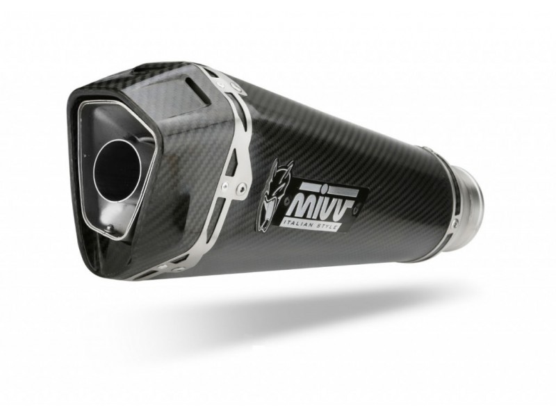 Sistem de evacuare complet 1x1 MIVV DELTA RACE A.013.LDRC Carbon