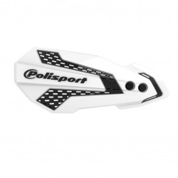 Handguard POLISPORT MX FLOW 8308200002 with mounting system alb/negru Handguard POLISPORT MX FLOW 8308200002 with mounting system alb/negru
