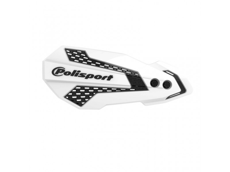Handguard POLISPORT MX FLOW 8308200007 with mounting system alb/negru Handguard POLISPORT MX FLOW 8308200007 with mounting system alb/negru