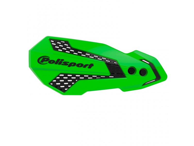 Handguard POLISPORT MX FLOW 8308200011 with mounting system green 05/black Handguard POLISPORT MX FLOW 8308200011 with mounting system green 05/black