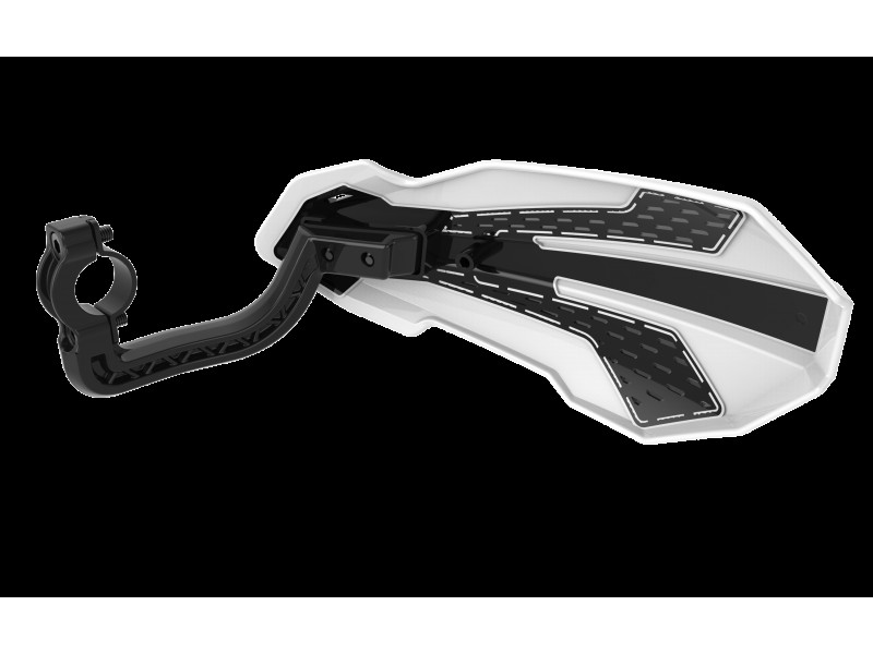 Handguard POLISPORT MX FLOW 8308200016 with mounting system white /blue 98 Handguard POLISPORT MX FLOW 8308200016 with mounting system white /blue 98