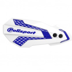 Handguard POLISPORT MX FLOW 8308200016 with mounting system white /blue 98 Handguard POLISPORT MX FLOW 8308200016 with mounting system white /blue 98