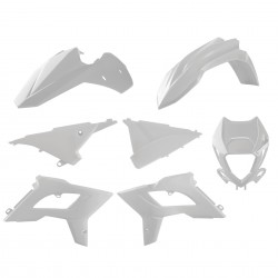Kit plastice POLISPORT 91086 restyling Alb Kit plastice POLISPORT 91086 restyling Alb
