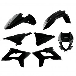 Kit plastice POLISPORT 91087 restyling Negru Kit plastice POLISPORT 91087 restyling Negru
