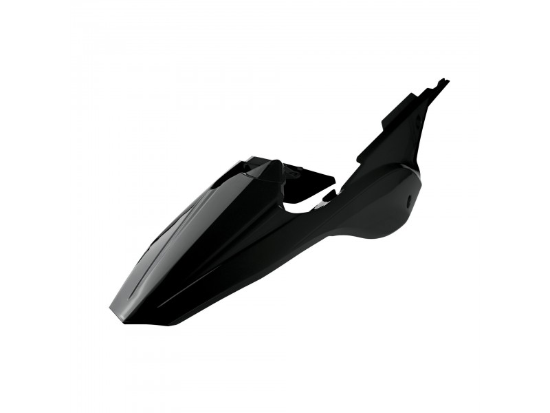 Rear fender + side panels POLISPORT 8596300003 Negru