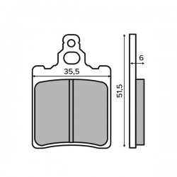 Placute de frana RMS 225103610 not homologated Placute de frana RMS 225103610 not homologated