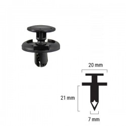 Plastic rivet RMS 121832020 Plastic rivet RMS 121832020