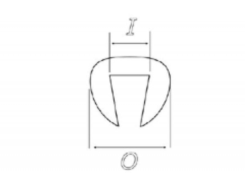 Edge trim PUIG 5843W transparent nt:((O x I: 6,2 x 3,6))