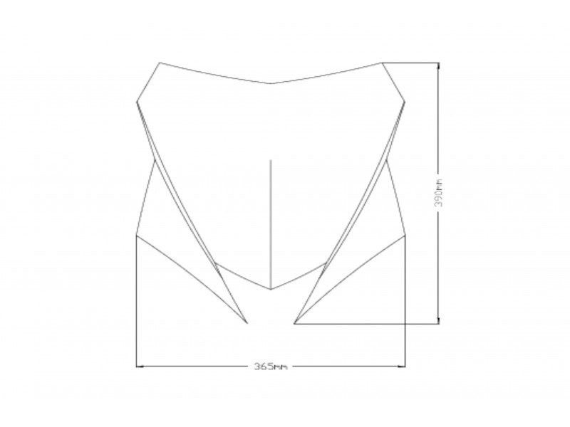 Windscreen PUIG SPORT 20729W transparent
