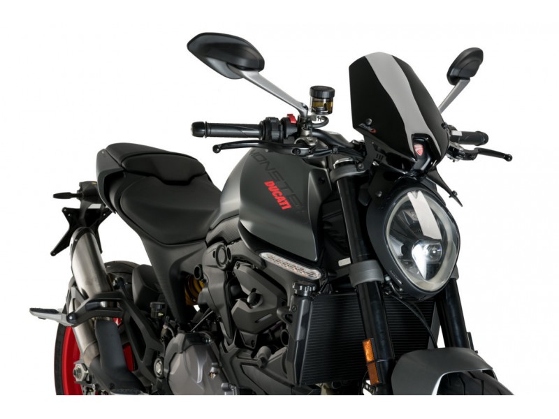 Windshield PUIG NEW. GEN SPORT 20712N Negru