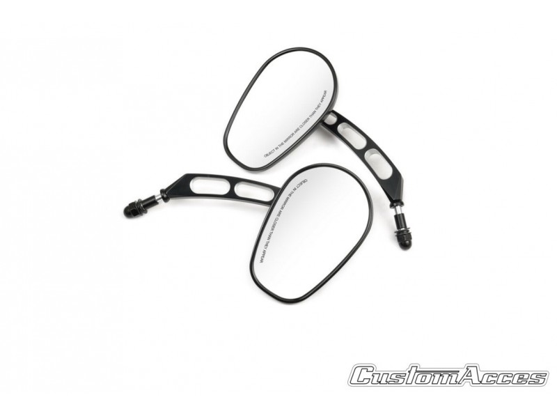 Oglinda retrovizoare CUSTOMACCES MISURI JR0017N Negru pereche