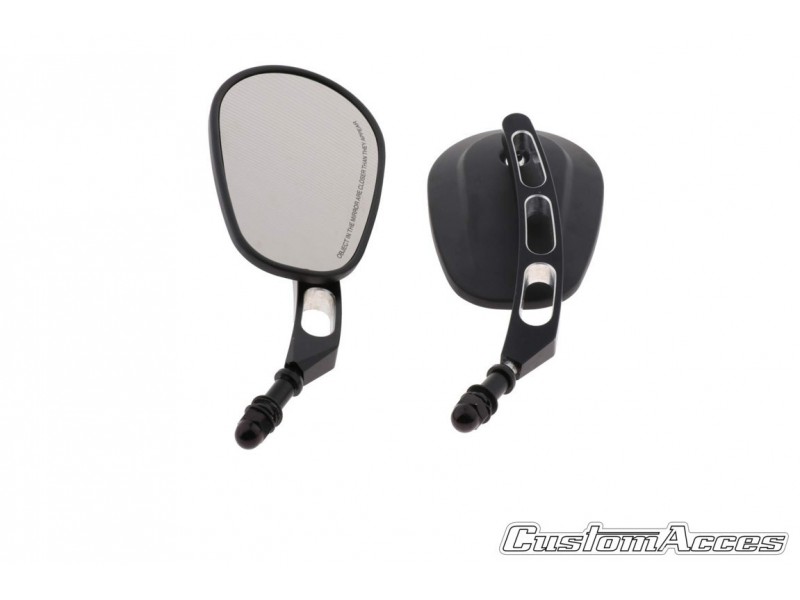 Oglinda retrovizoare CUSTOMACCES MISURI JR0017N Negru pereche