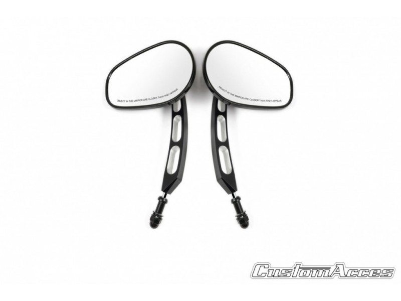 Oglinda retrovizoare CUSTOMACCES MISURI JR0017N Negru pereche