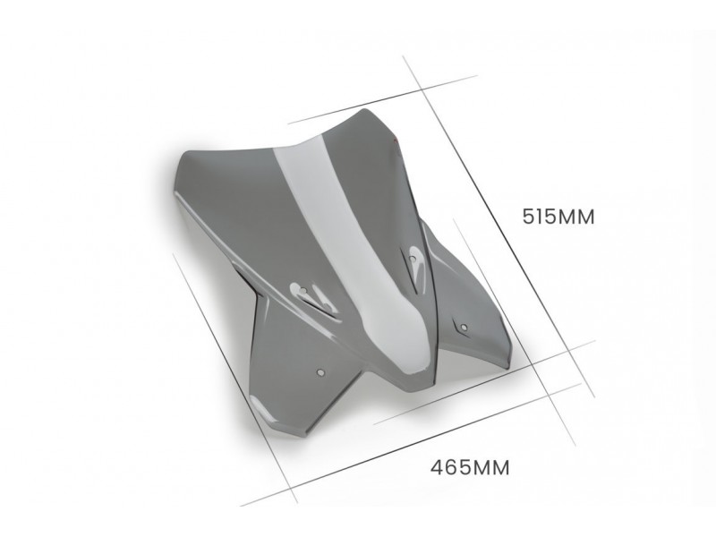 Windscreen PUIG TOURING PLUS 20816F dark smoke