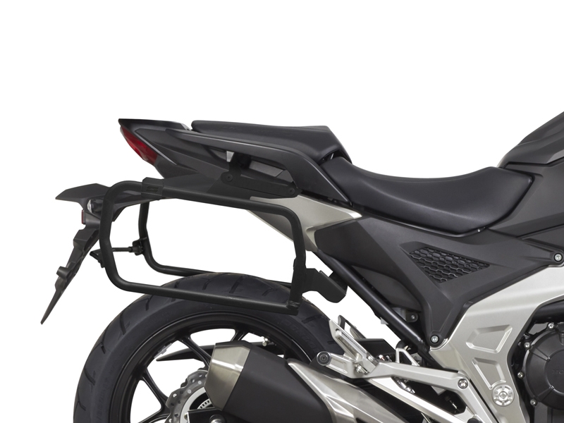 Set complet de cutii de aluminiu SHAD TERRA NEGRU, 37L cutie centrala si 36L / 36L cutii laterale, incluzand kit montaj si placa SHAD HONDA NC 750 X 2021-