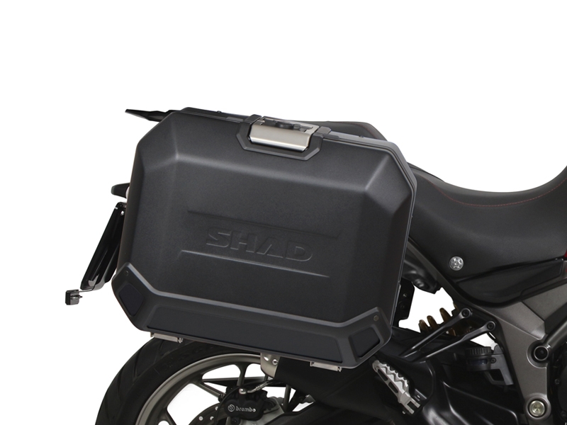 Set complet de cutii de aluminiu laterale, 36L / 36L, SHAD TERRA NEGRU, include kit montare SHAD DUCATI MULTISTRADA 950 / 1200 / 1260 Set complet de cutii de aluminiu laterale, 36L / 36L, SHAD TERRA NEGRU, include kit montare SHAD DUCATI MULTISTRADA 950 / 1200 / 1260