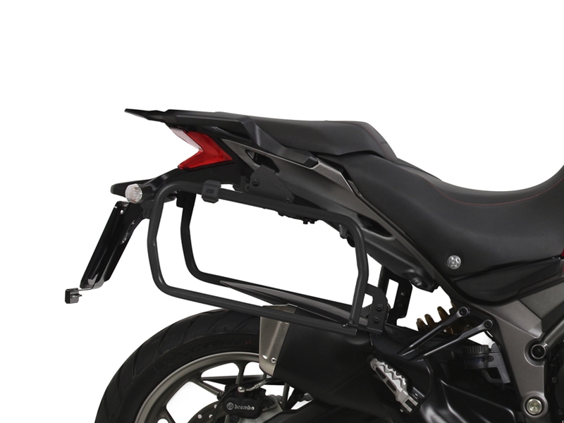 Set complet de 47L /47L cutii laterale de aluminiu SHAD TERRA, incluzand kit montaj SHAD DUCATI MULTISTRADA 950 / 1200 / 1260