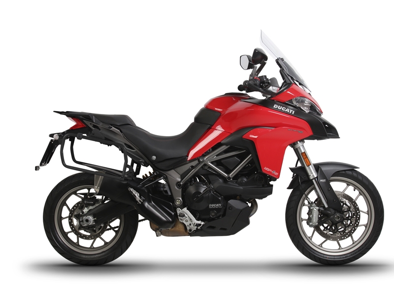 Set complet de 47L /47L cutii laterale de aluminiu SHAD TERRA, incluzand kit montaj SHAD DUCATI MULTISTRADA 950 / 1200 / 1260