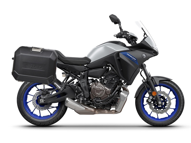 Set complet de cutii de aluminiu 47L / 47L SHAD TERRA NEGRU, incluzand kit montaj SHAD YAMAHA MT-07 Tracer / Tracer 700