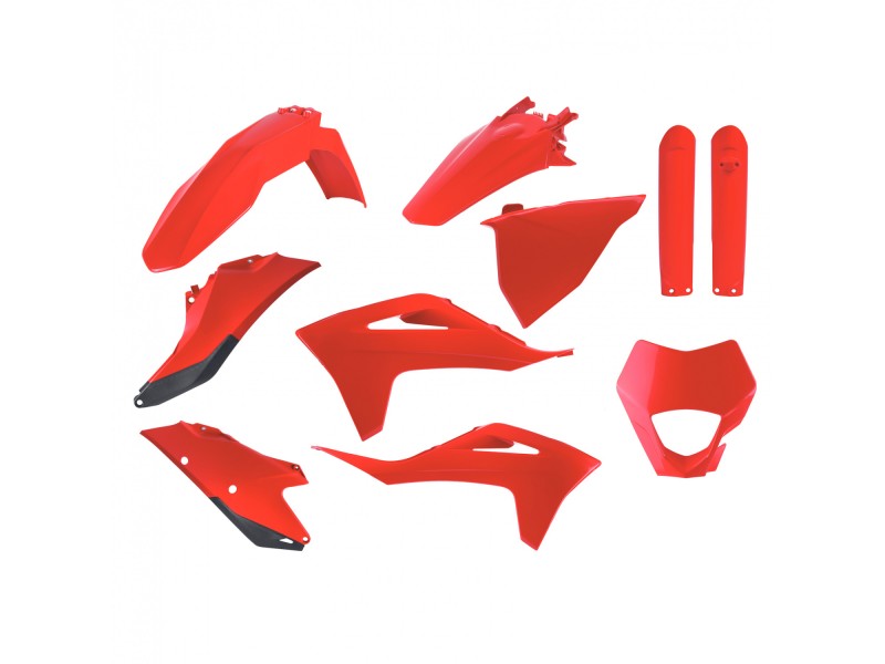 Kit plastice POLISPORT 91116 MX/enduro Rosu
