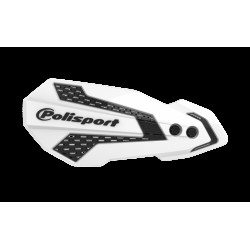 Handguard POLISPORT MX FLOW 8308200018 with mounting system alb/negru Handguard POLISPORT MX FLOW 8308200018 with mounting system alb/negru