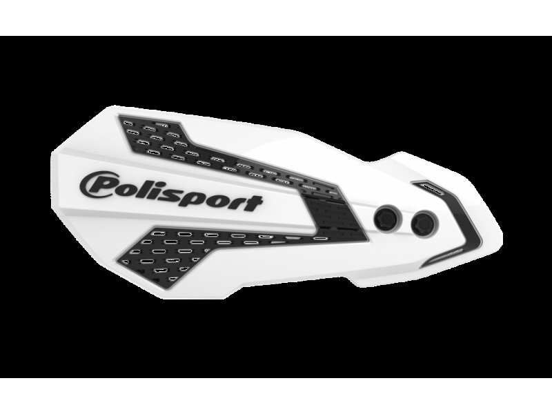 Handguard POLISPORT MX FLOW 8308200039 with mounting system alb/negru Handguard POLISPORT MX FLOW 8308200039 with mounting system alb/negru