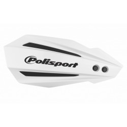Handguard POLISPORT MX BULLIT 8308500035 with mounting system White Handguard POLISPORT MX BULLIT 8308500035 with mounting system White