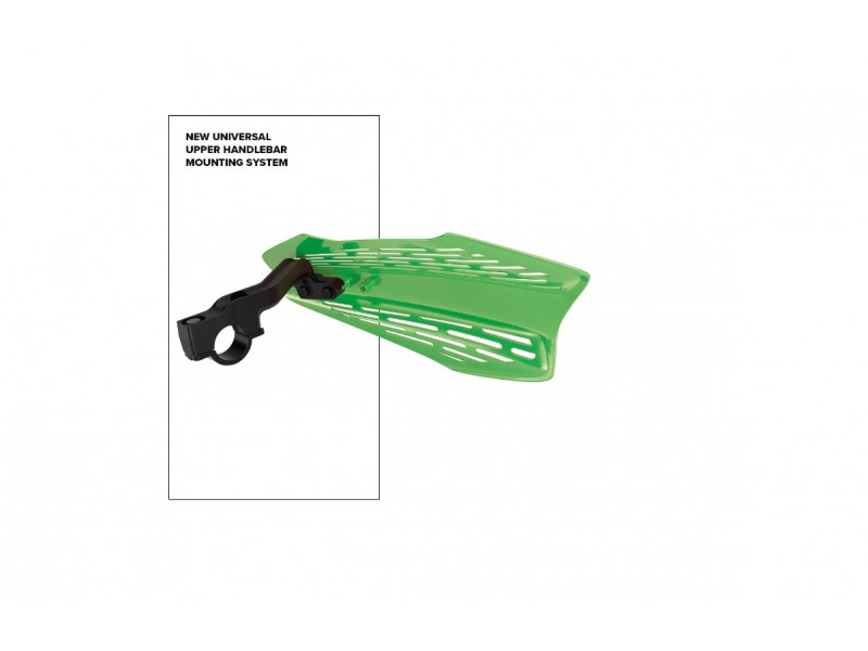 Handguard POLISPORT MX FORCE 8308700005 with universal handlebar mounting kit Green 05 Handguard POLISPORT MX FORCE 8308700005 with universal handlebar mounting kit Green 05