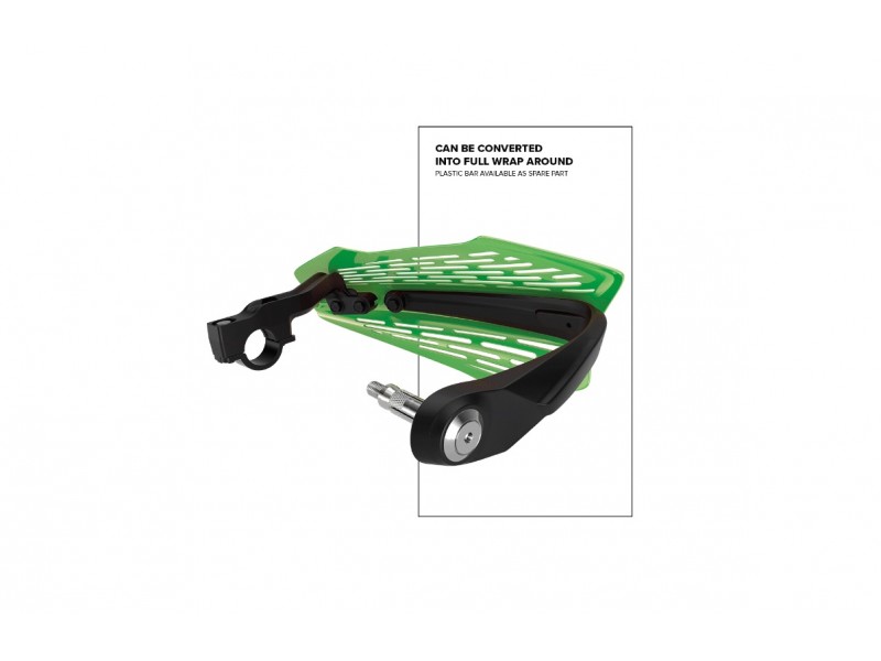 Handguard POLISPORT MX FORCE 8308700005 with universal handlebar mounting kit Green 05 Handguard POLISPORT MX FORCE 8308700005 with universal handlebar mounting kit Green 05