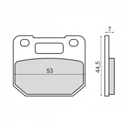 Placute de frana RMS 225103083 Placute de frana RMS 225103083